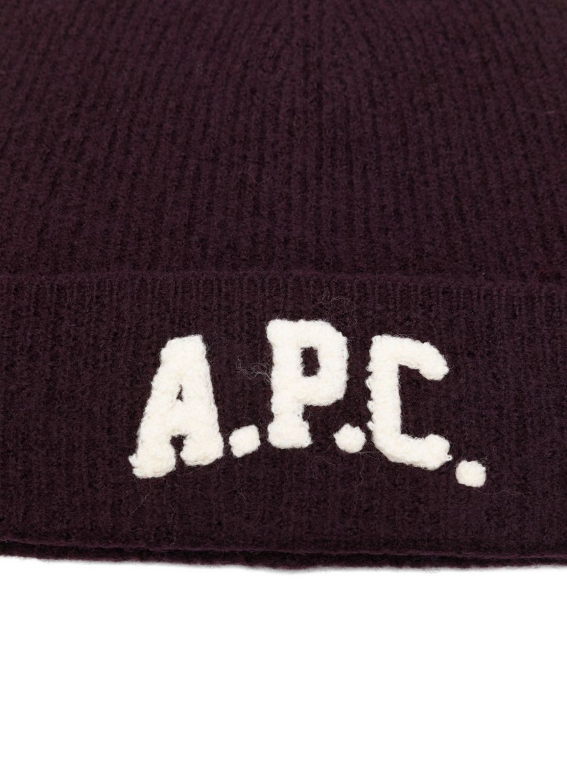 logo-appliqué beanie 3
