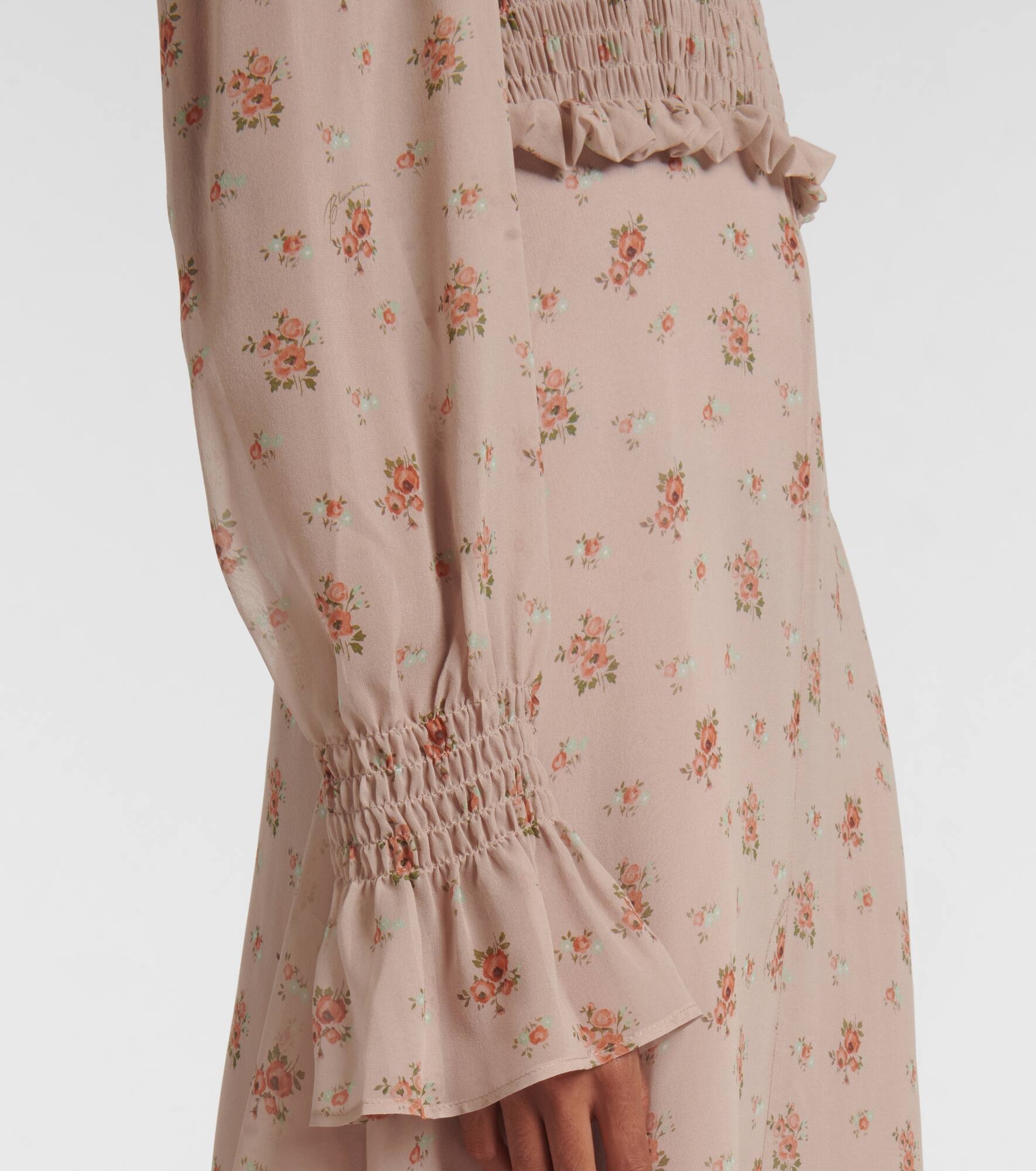 Silk Georgette gown - 5