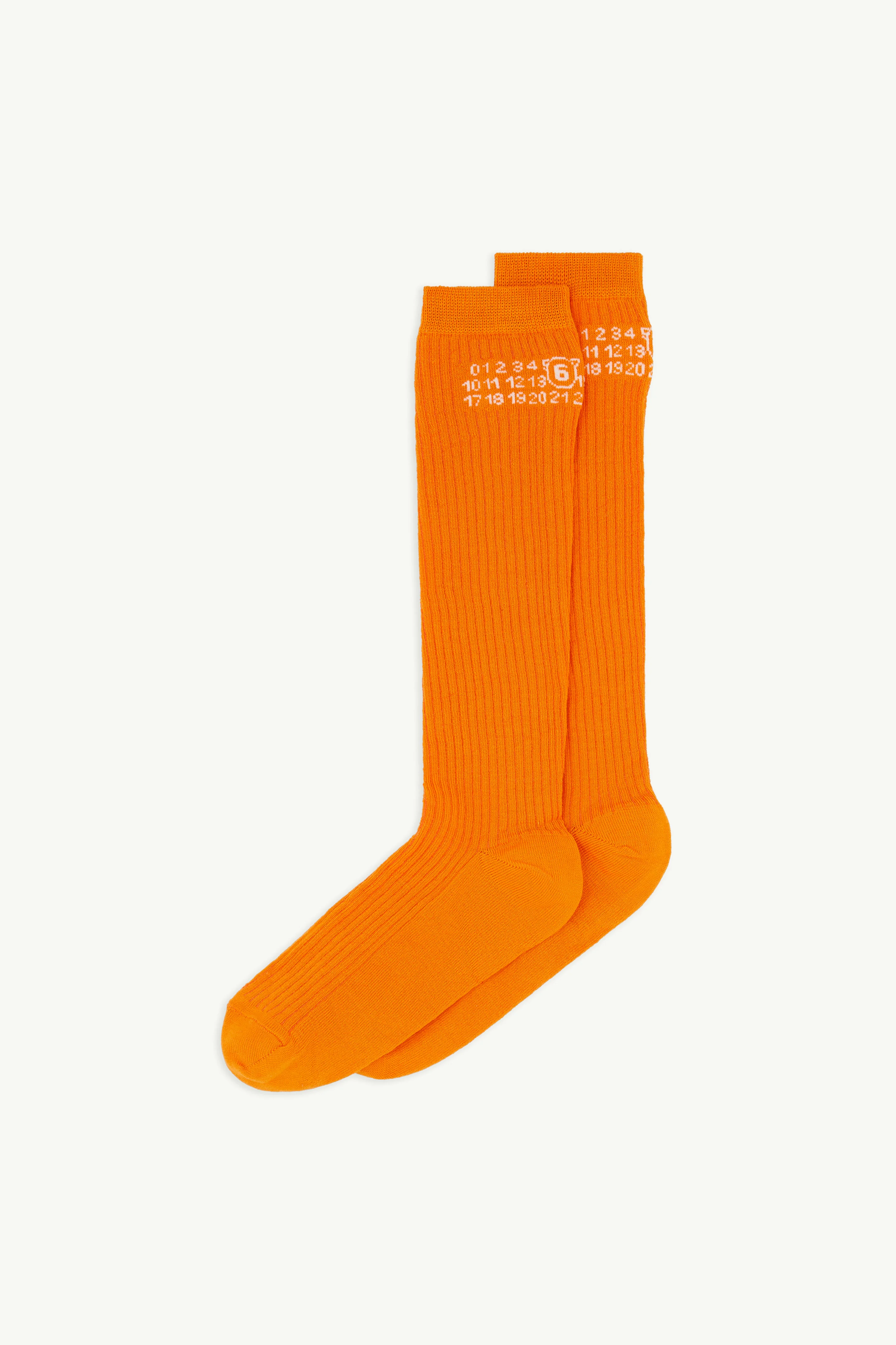 Rib Knee-High Socks - 1