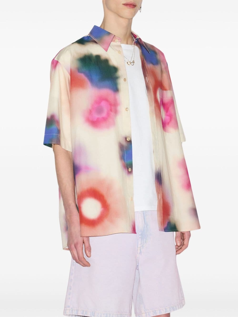 Labilio watercolour-print shirt - 3