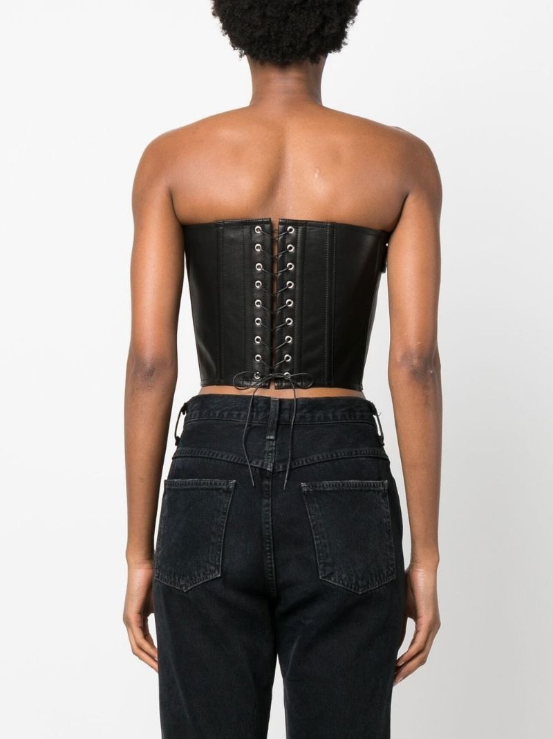 leather belted corset top 4