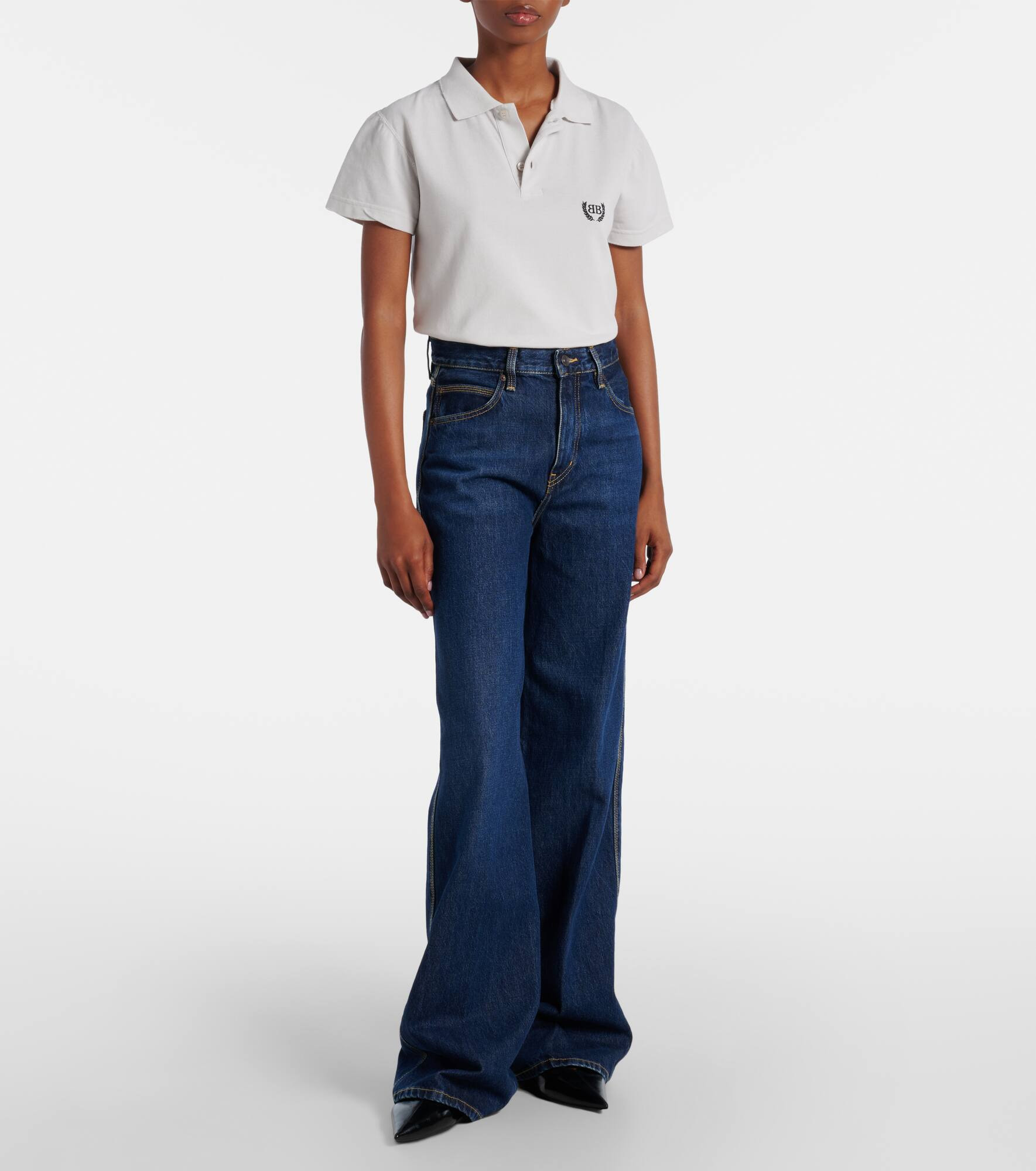 The Cuffed Wide high-rise wide-leg jeans - 6