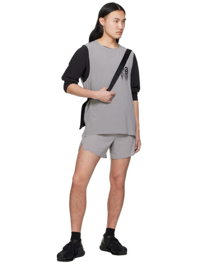 Y-3 Gray Running Shorts outlook