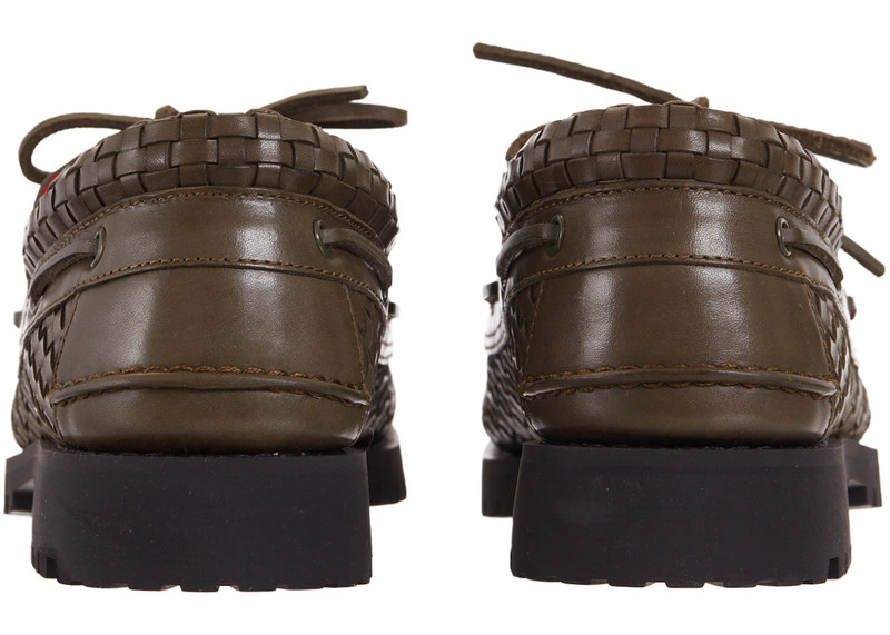 Timberland Timberland Woven Leather 3-Eye Lug Supreme Olive outlook