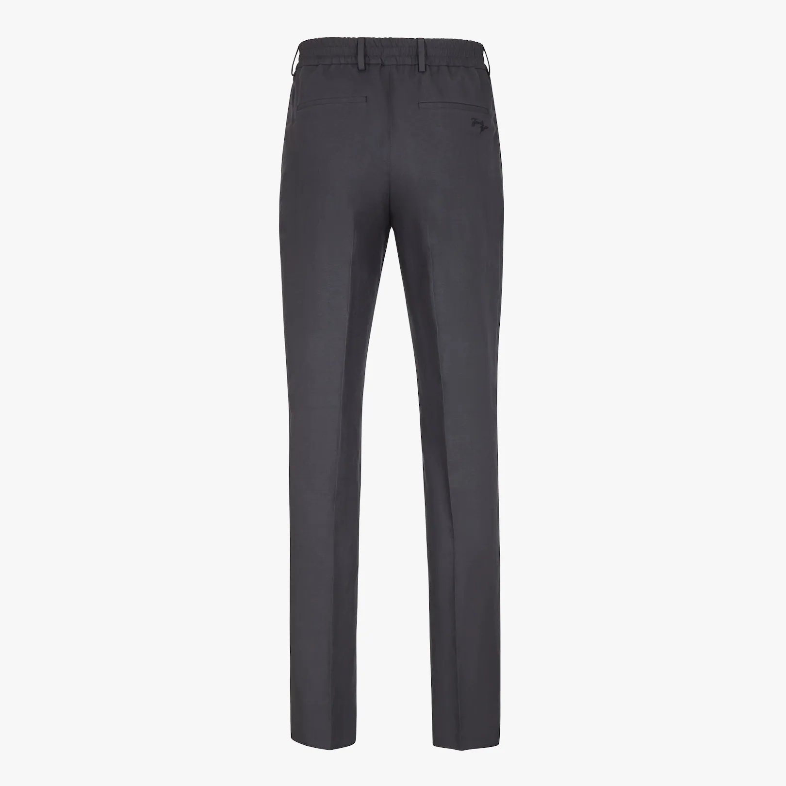 Blue linen trousers - 2