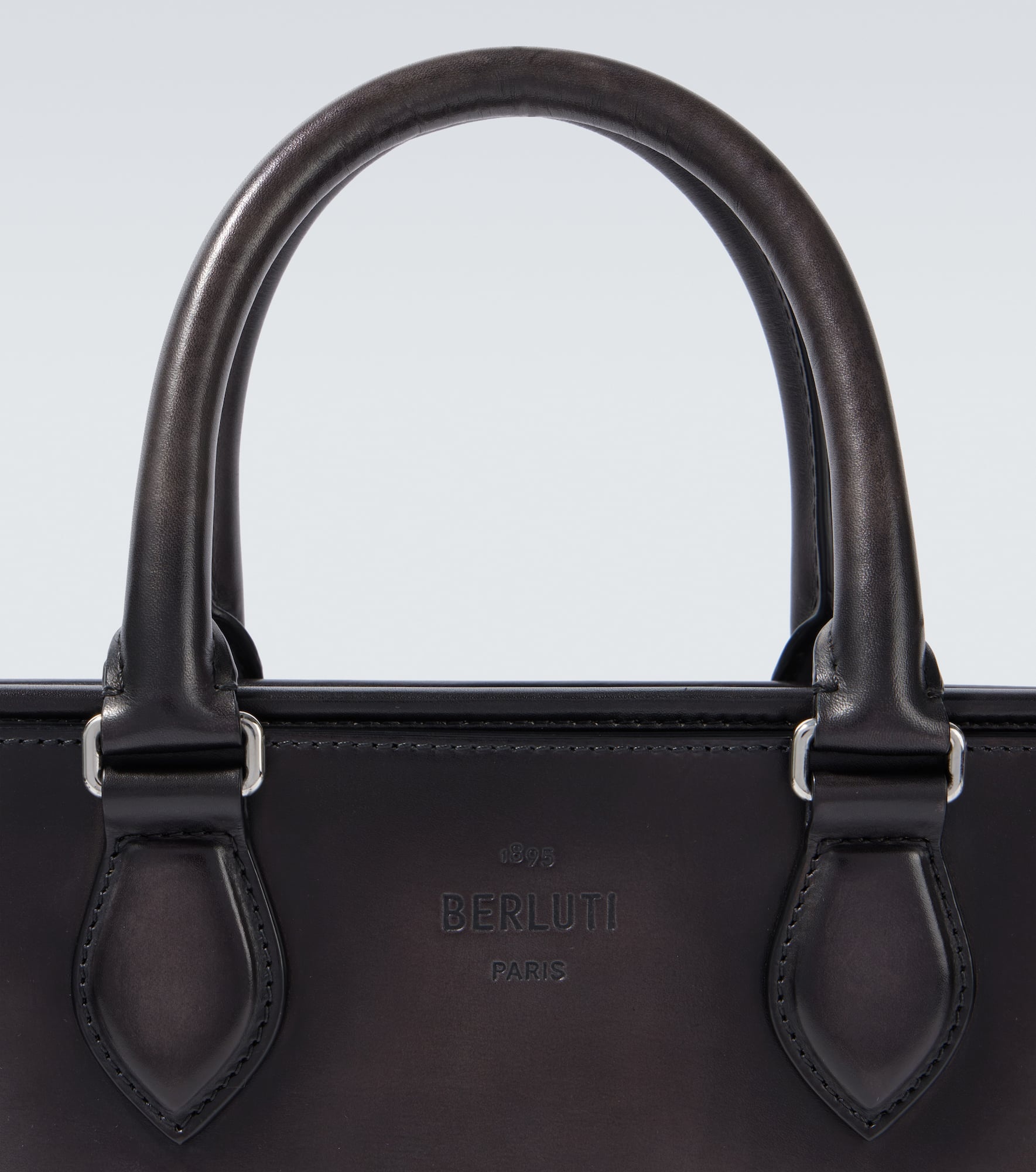 Scritto leather briefcase - 7