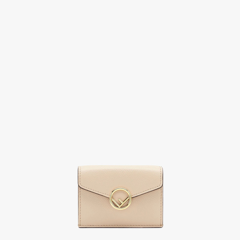 Pink leather wallet 1