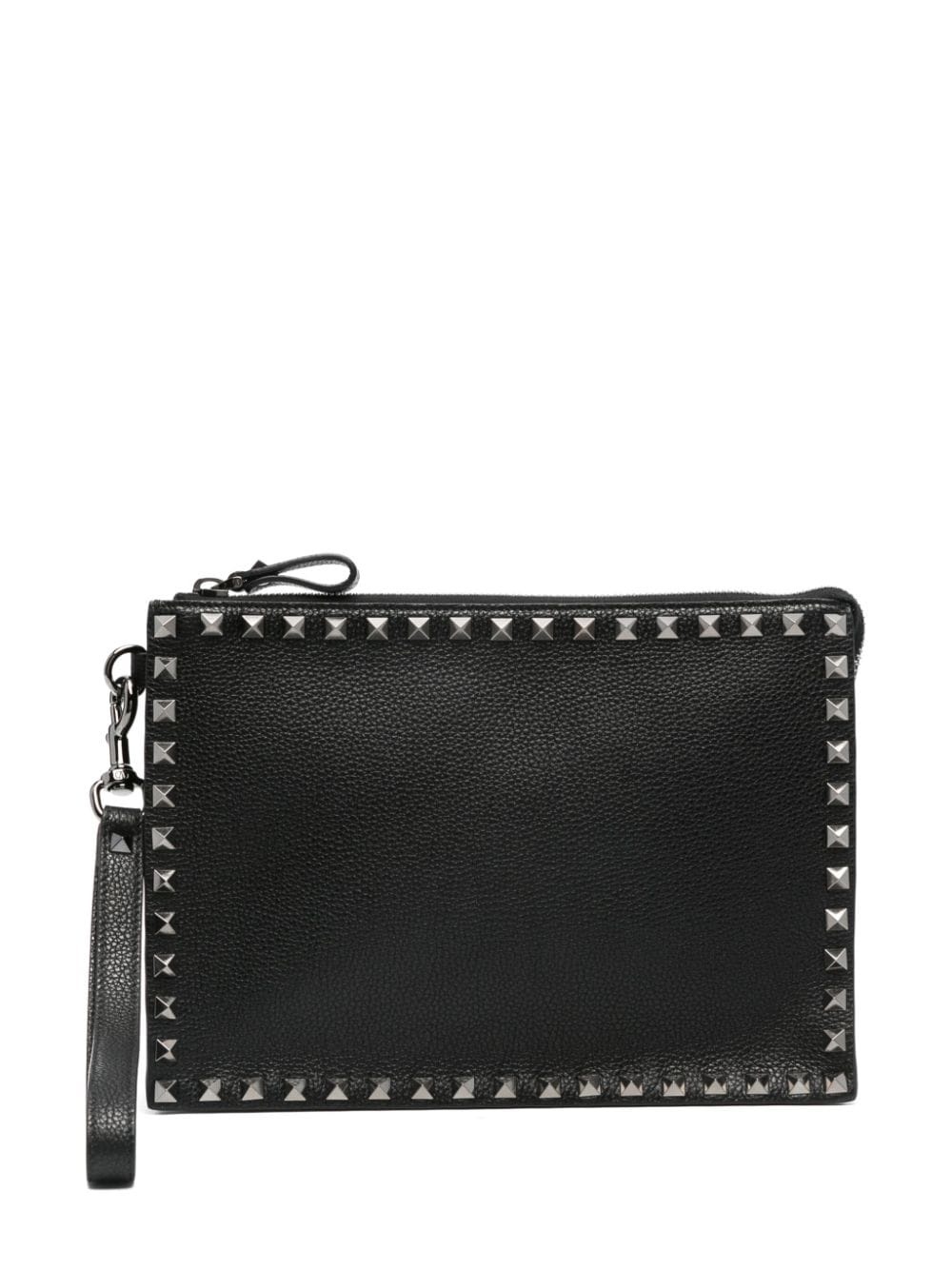 Rockstud leather pouch - 1