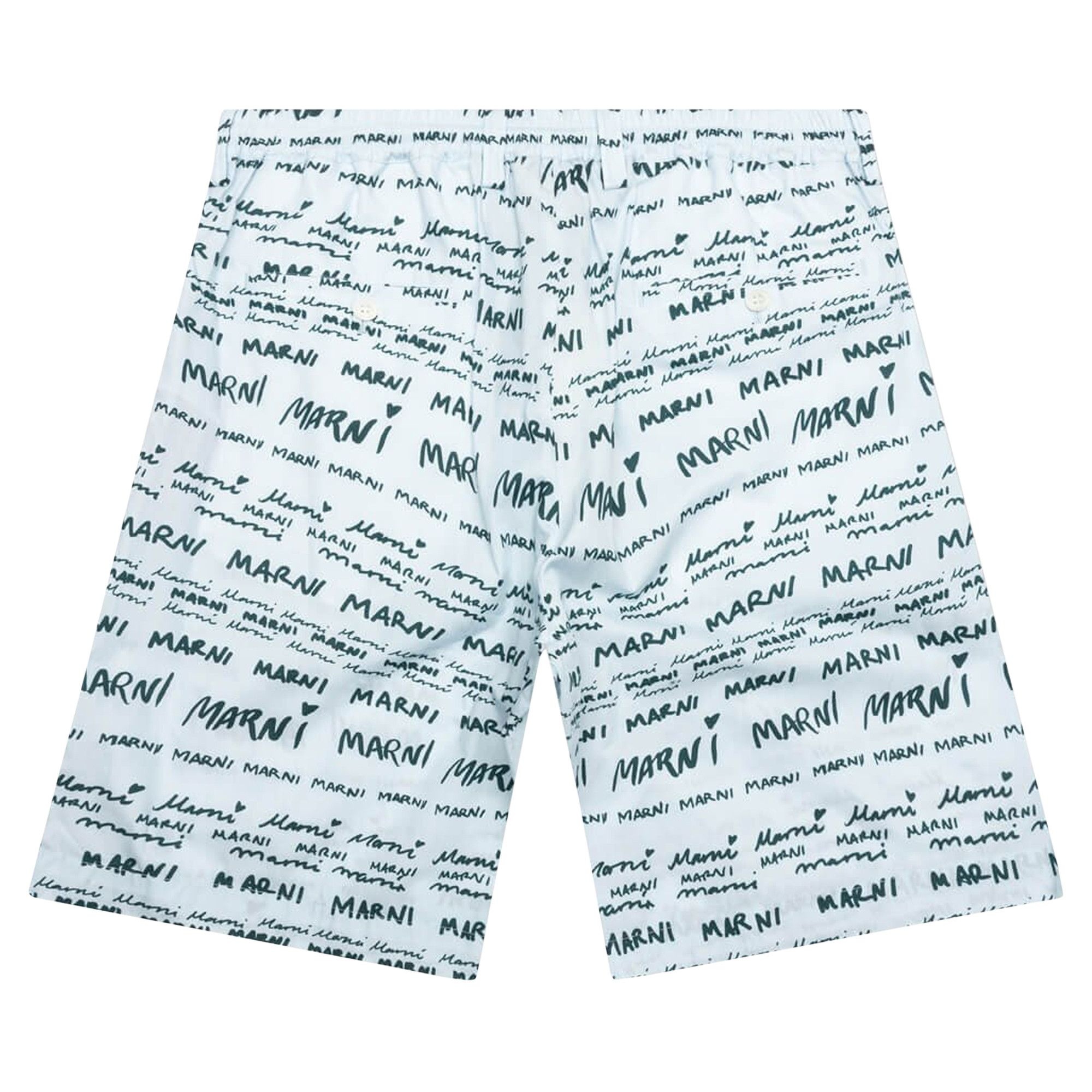 Marni Drawstring Bermuda Pants 'Arctic' - 2