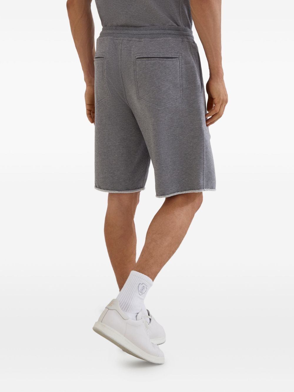cotton track shorts - 4