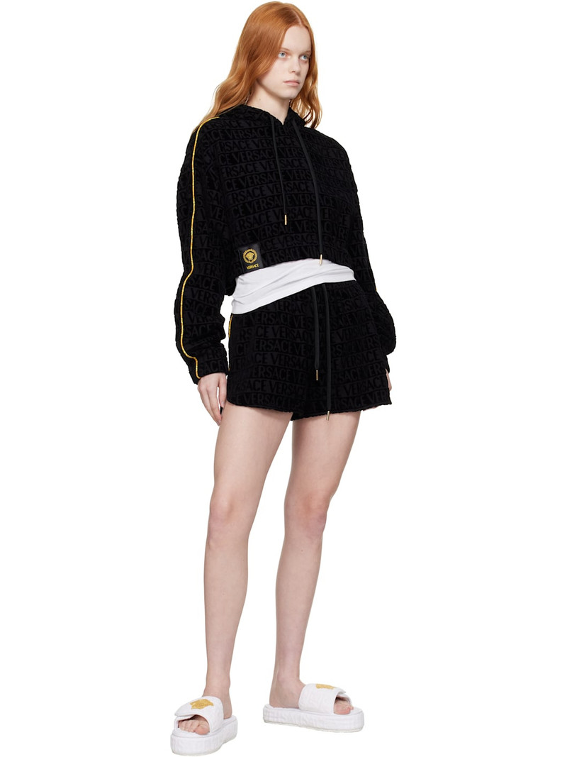 VERSACE White 'Versace Allover' Slippers outlook