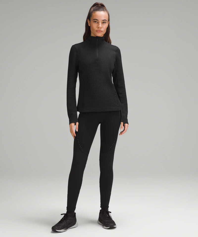 lululemon Waffle-Knit Half-Zip Long-Sleeve Shirt outlook