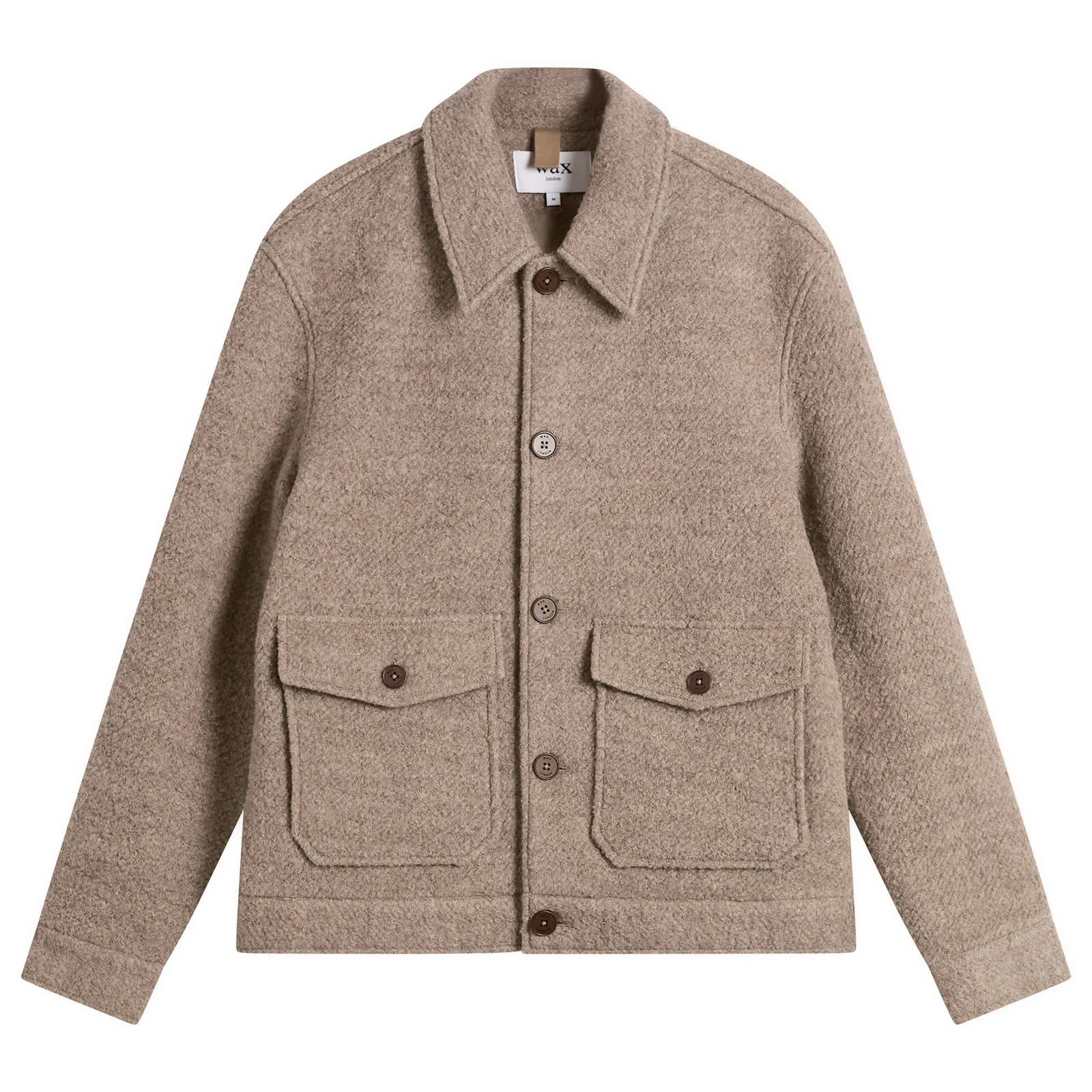 Wax London Newgate Melange Wool Jacket - 1