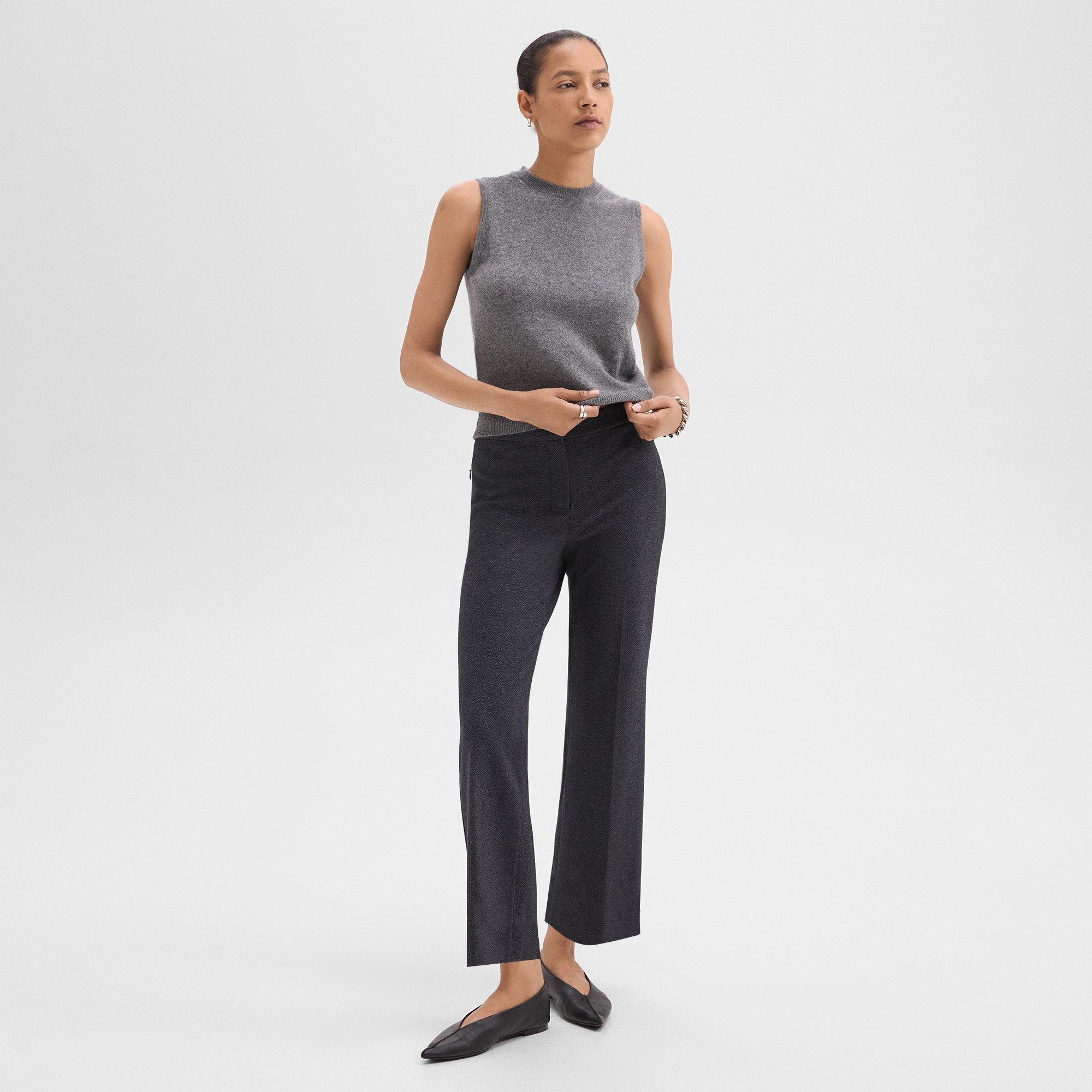 Kick Pant in Herringbone Knit - 2
