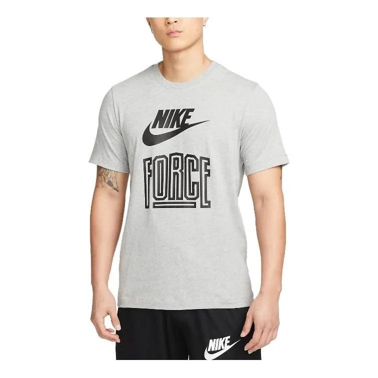 Nike Logo Force T-shirt 'Grey' FD0059-063 - 1