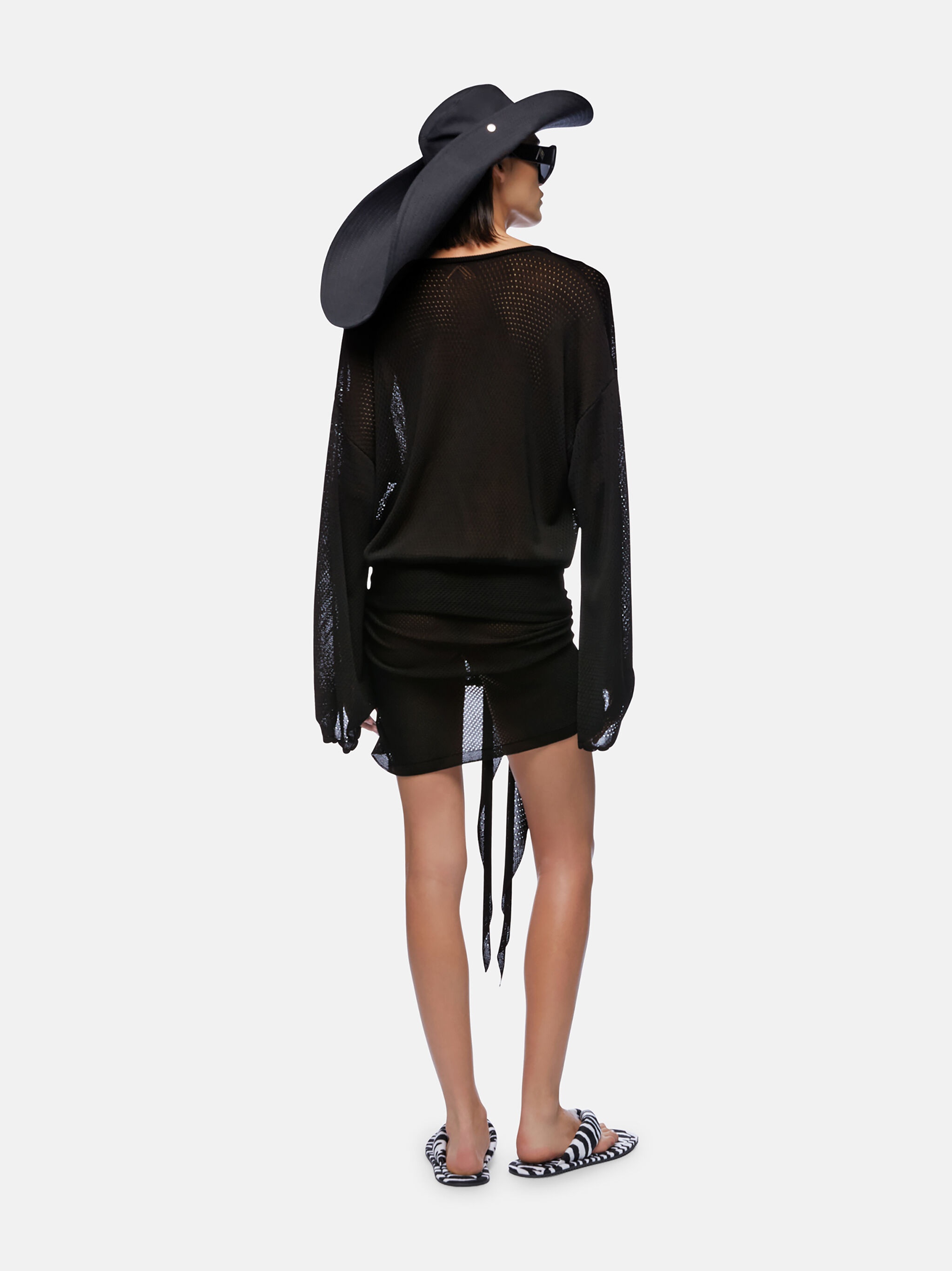 BLACK MINI DRESS - 3