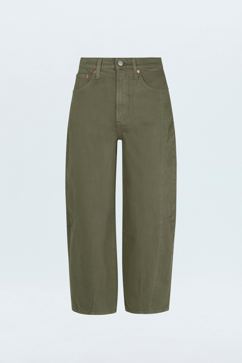 ELI HIGH RISE BARREL JEAN - CALVARY OLIVE 8