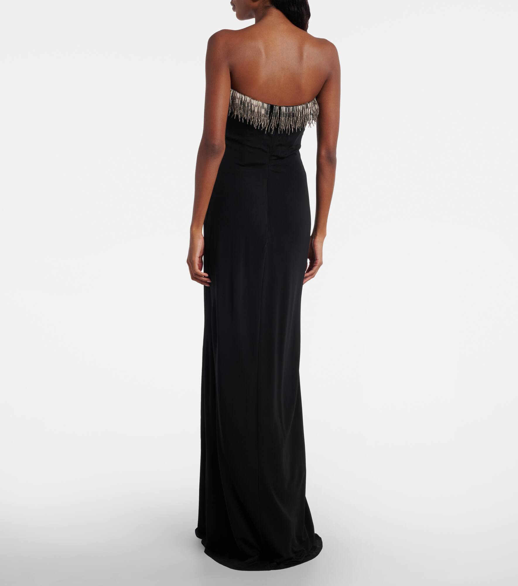 Arced Palm jersey maxi dress - 3