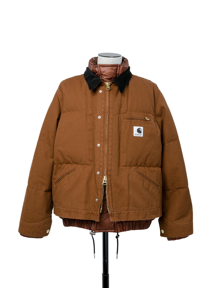 sacai Carhartt WIP Washed Duck Puffer Jacket outlook