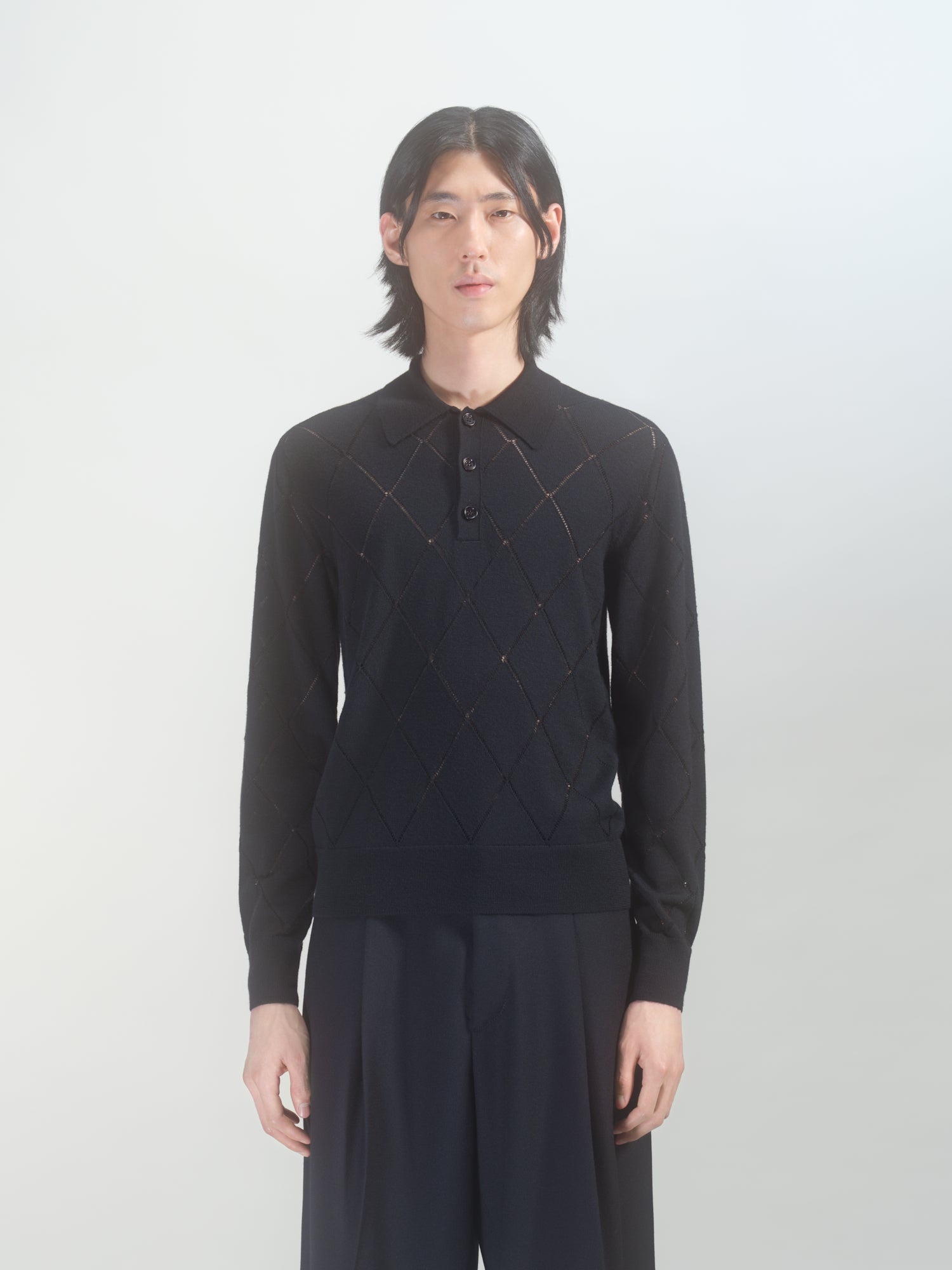 MERINO WOOL POLO - 2