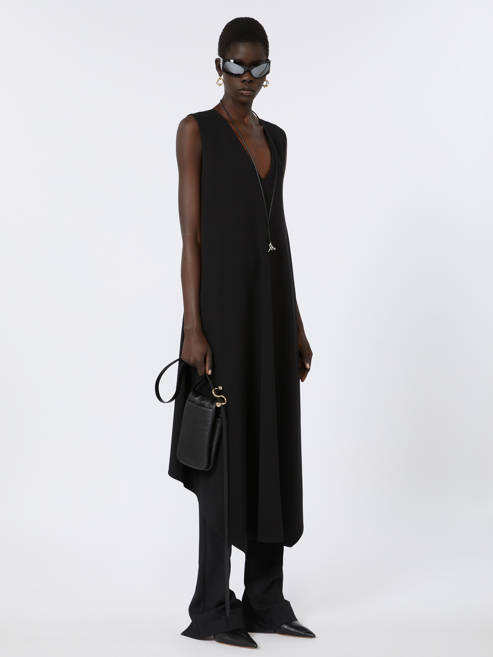 SASIA Sleeveless crepe dress - 2