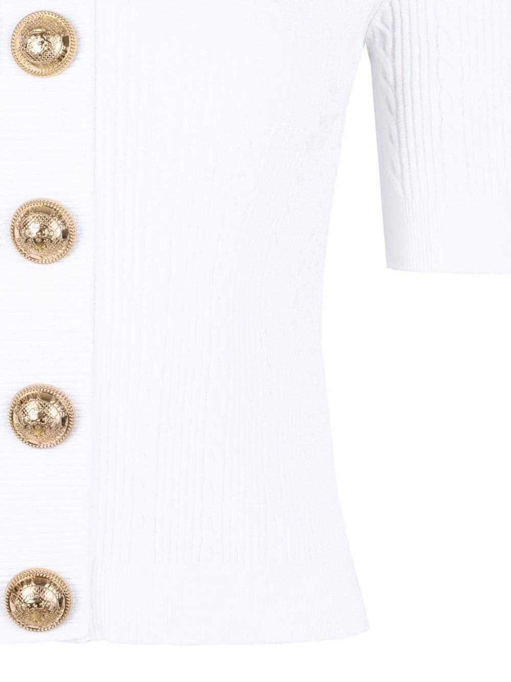 ribbed buttoned top - 4