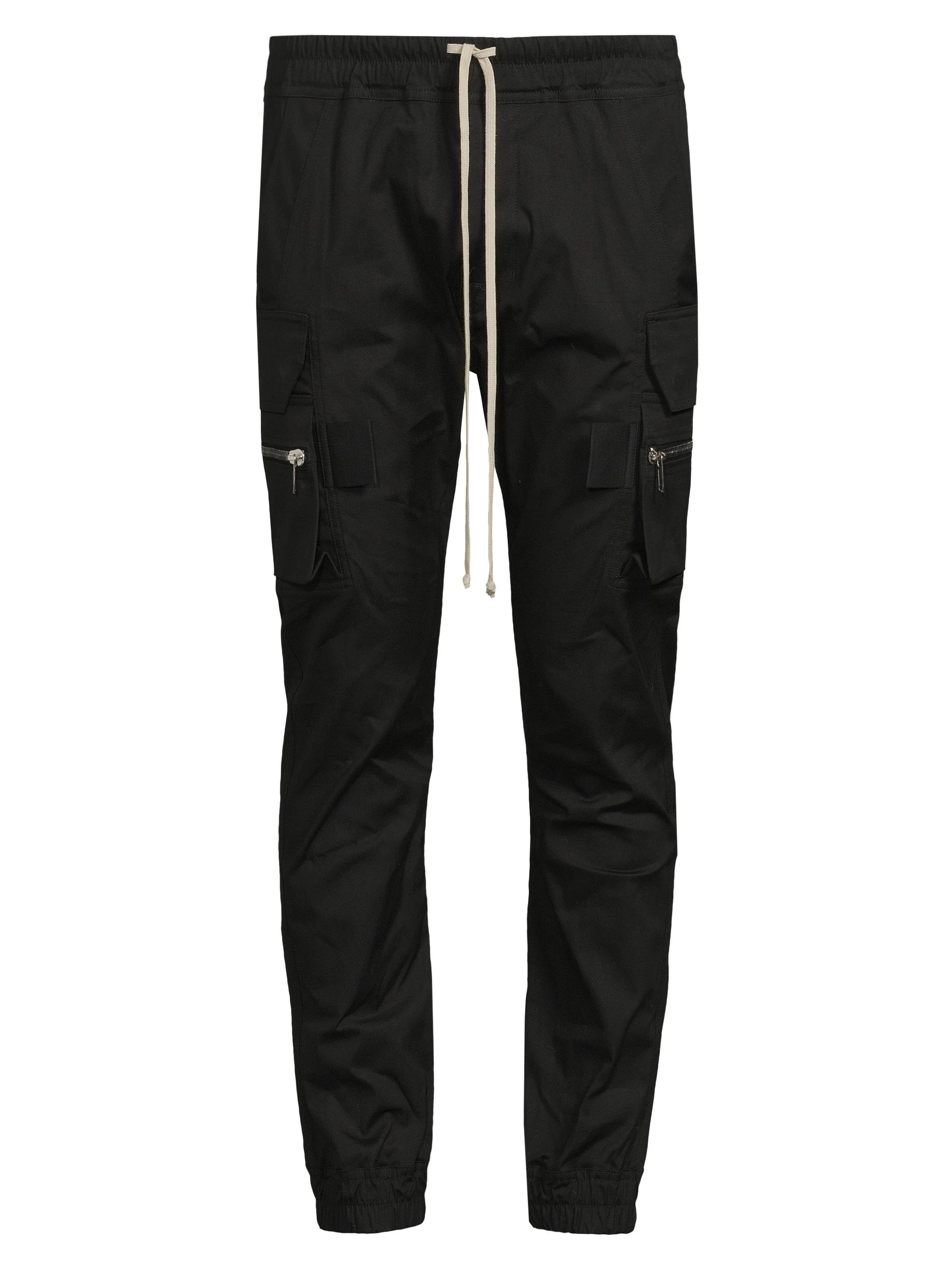Men's Mastodon Stretch-Cotton Cargo Pants - Black - 1