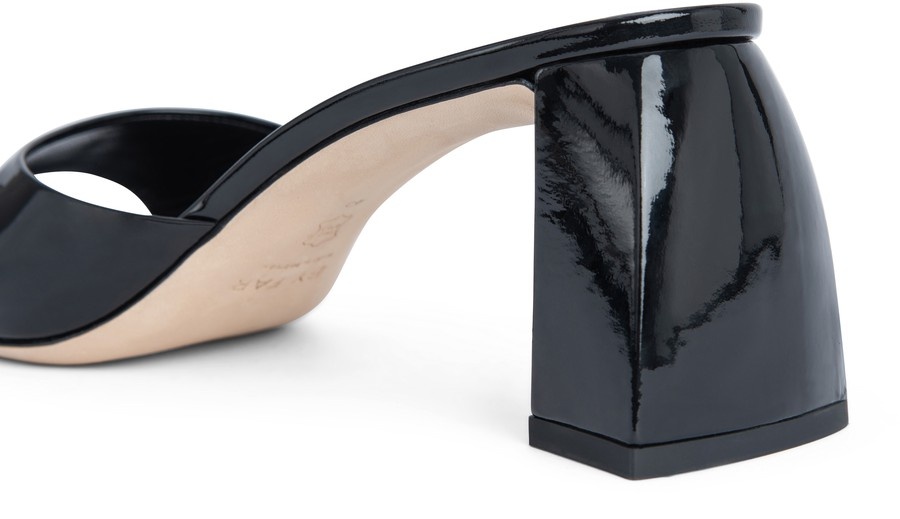 Romy Patent Leather Mules - 5