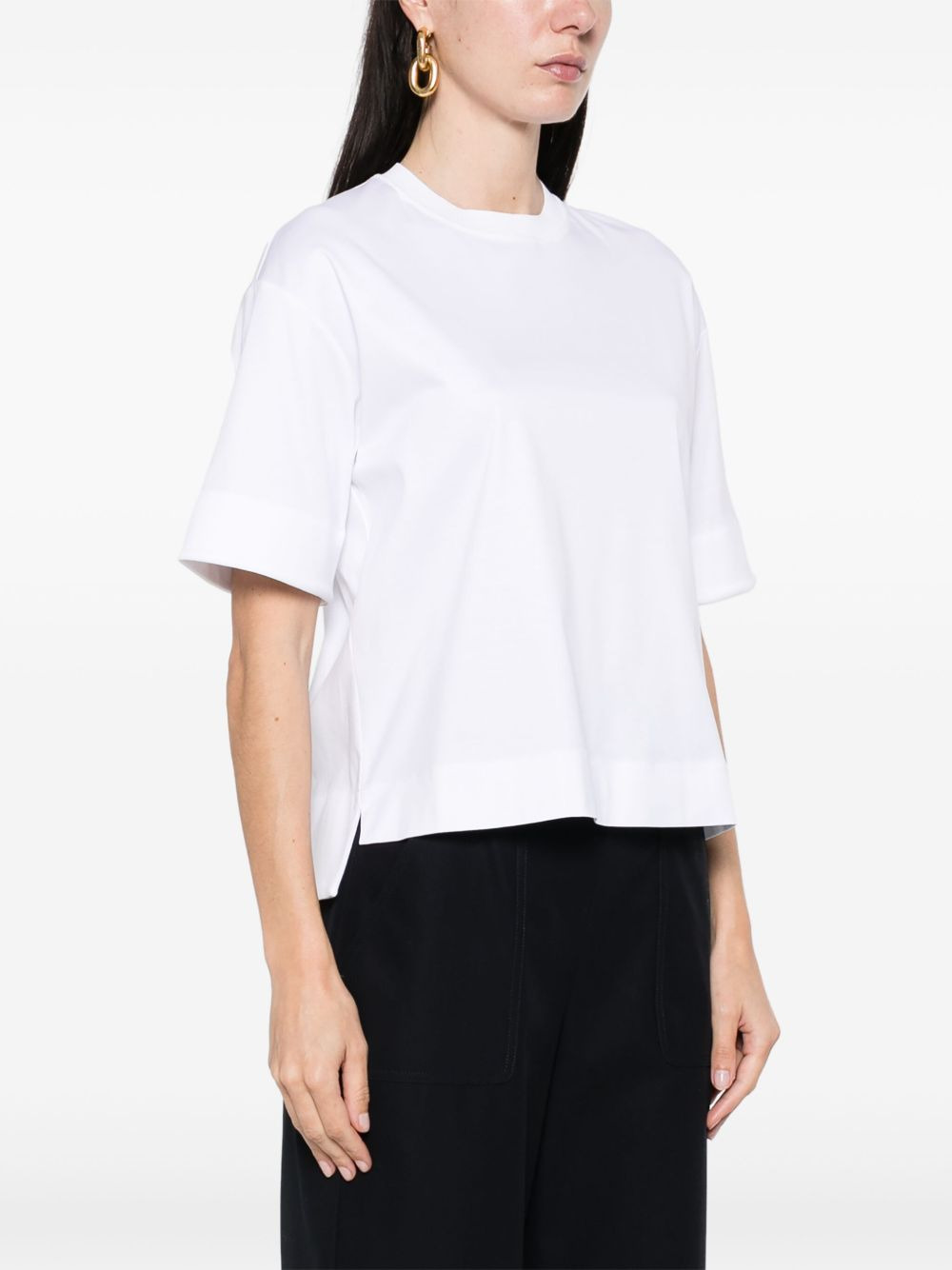 Max Mara Women Logo Cotton T-Shirt - 3