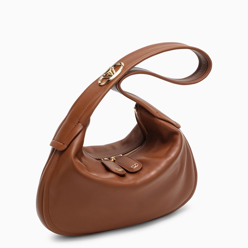 Valentino Garavani Small Go-Hobo Bag In Tobacco Leather Women - 2