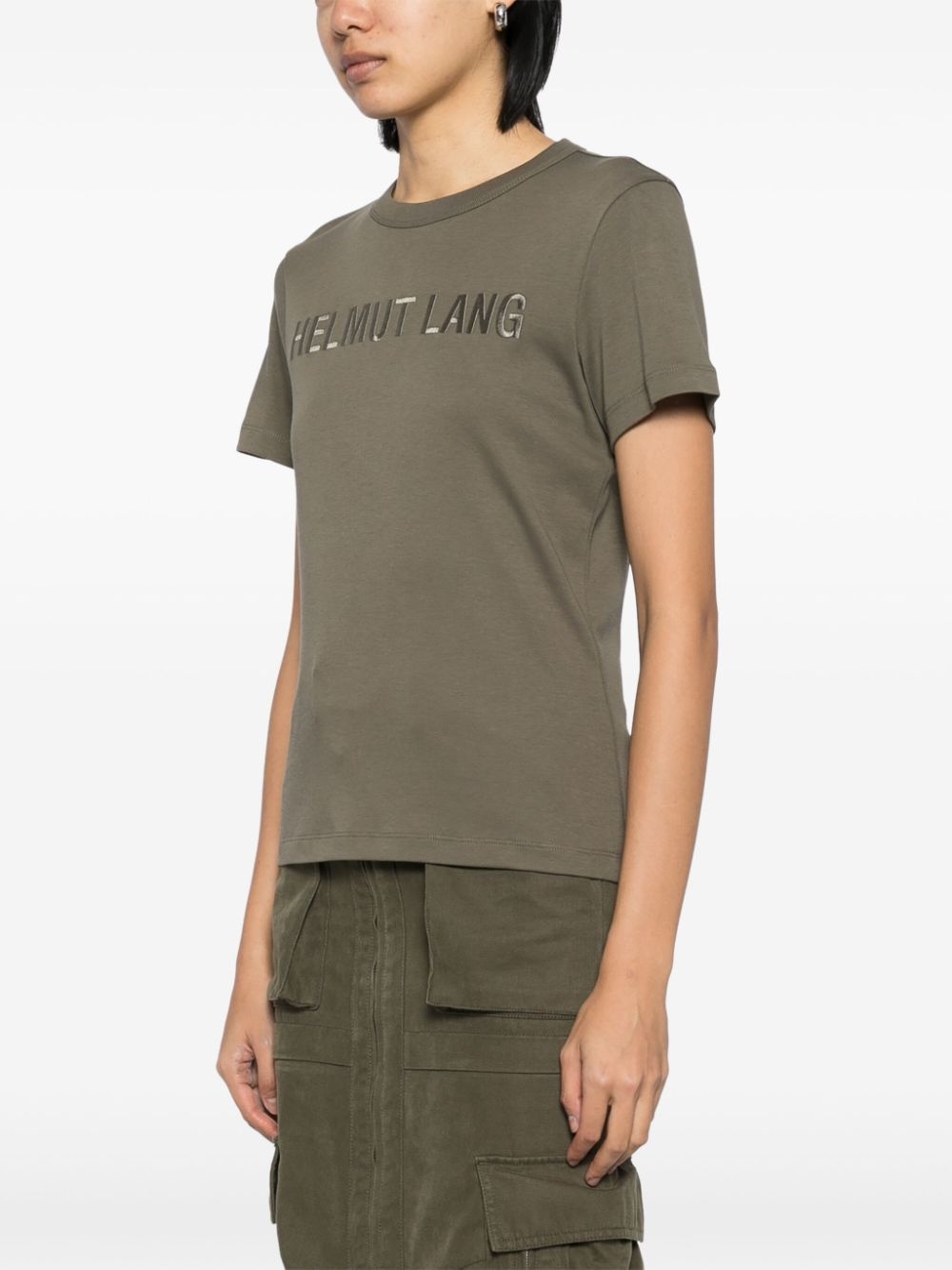 slim logo T-shirt - 3