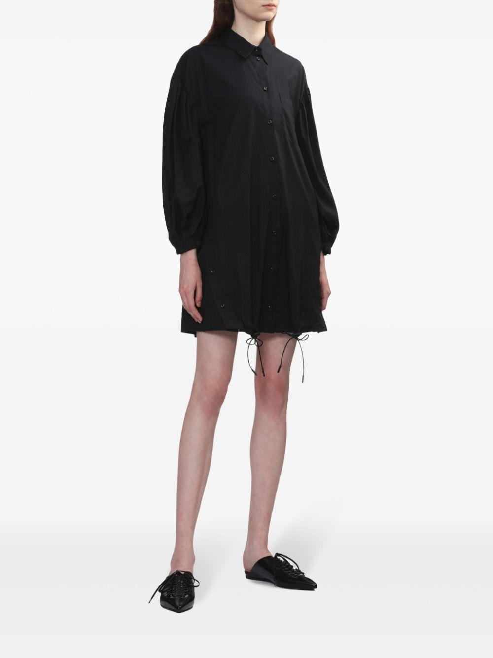 lace-up mules - 7