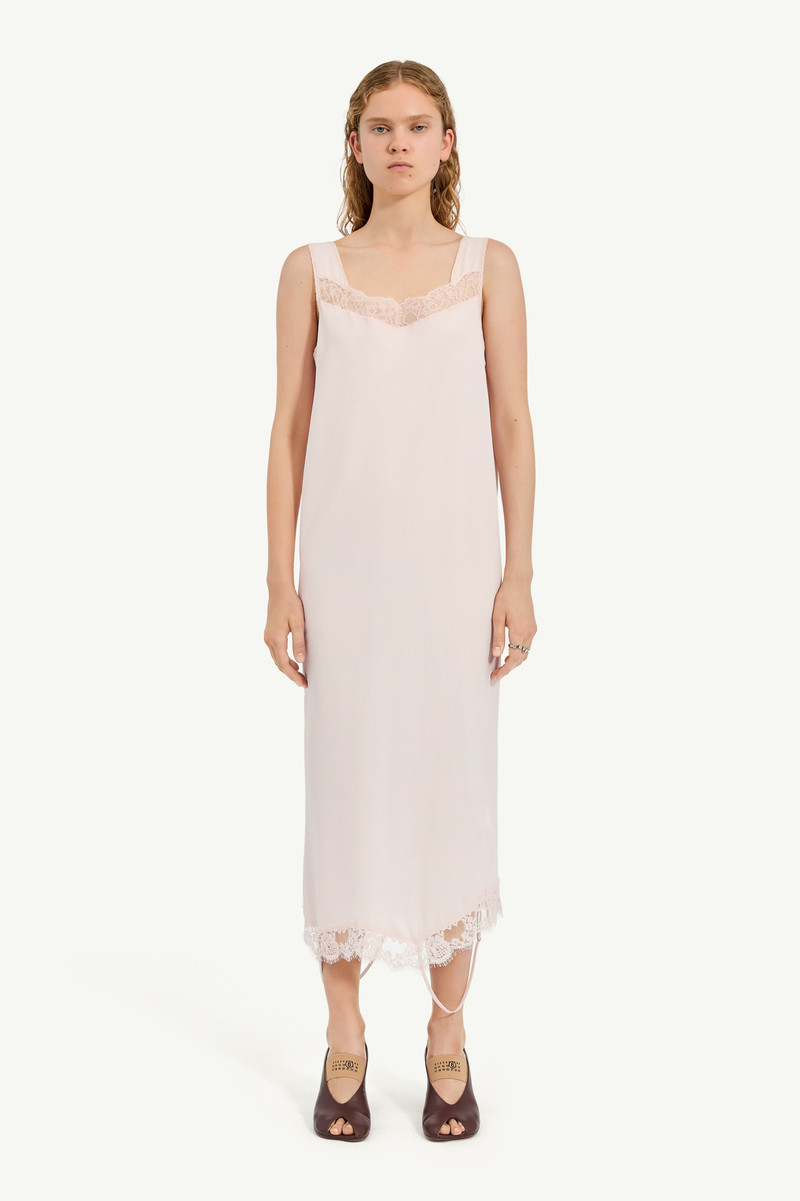 Mirrored lace slip dress 1