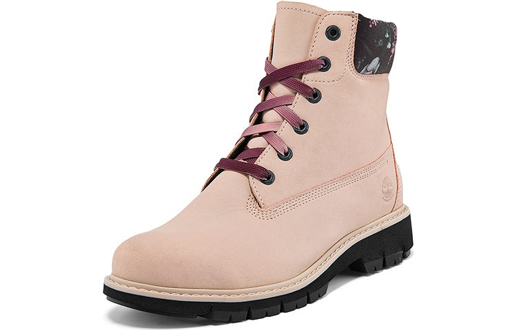 (WMNS) Timberland Lucia Way 6 Inch Charm Waterproof Boot 'Light Pink Nubuck' A2HXBW - 3