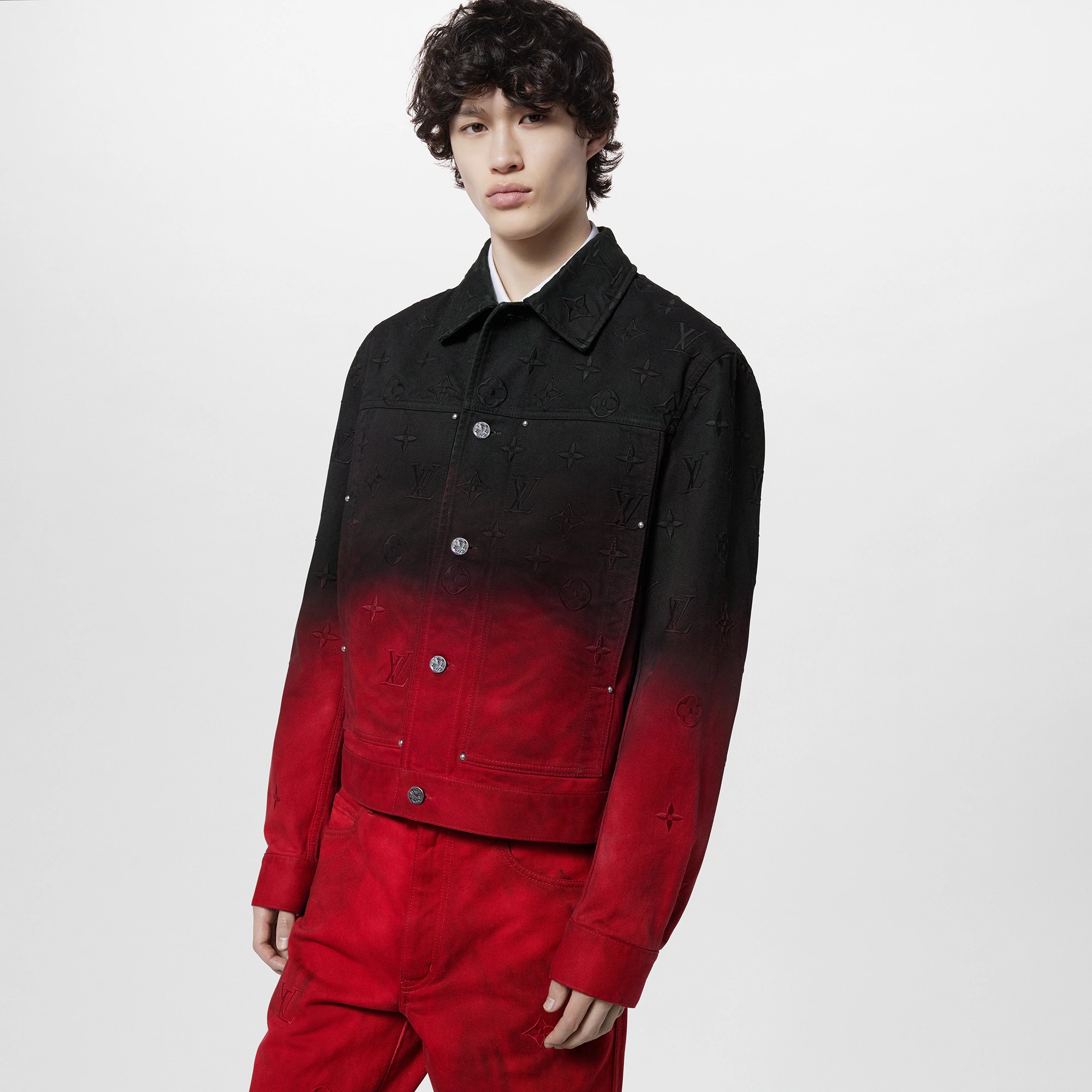 Embroidered Denim Blouson - 2