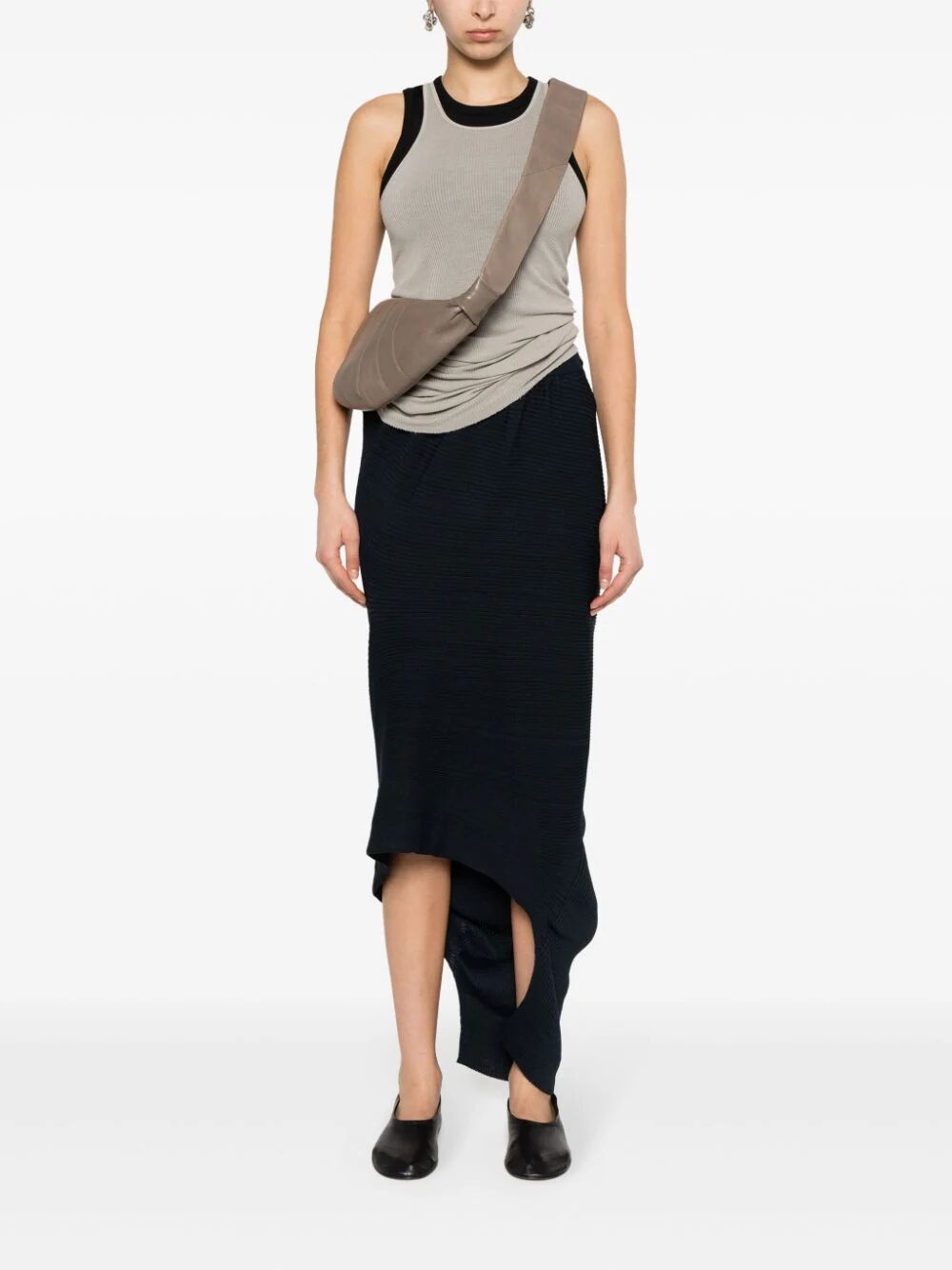 Issey Miyake Women Aerate Midi Skirt - 6