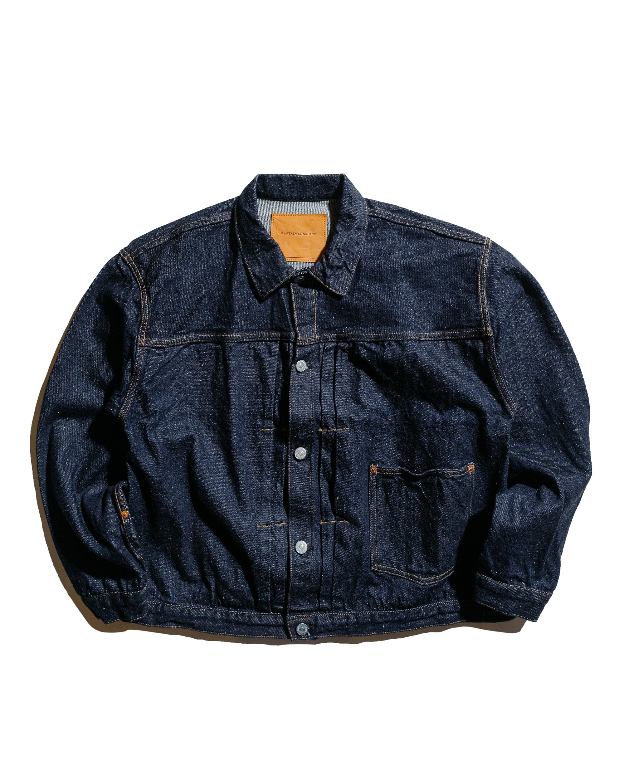 Denim Tracker 1P Jacket Indigo - 1