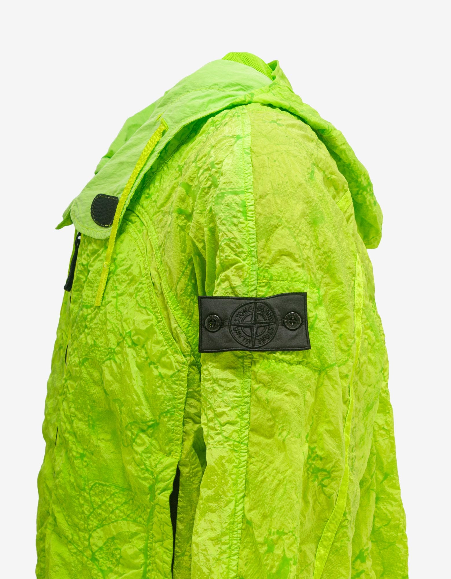 Stone Island Shadow Project Green Nylon Metal Short Parka - 4