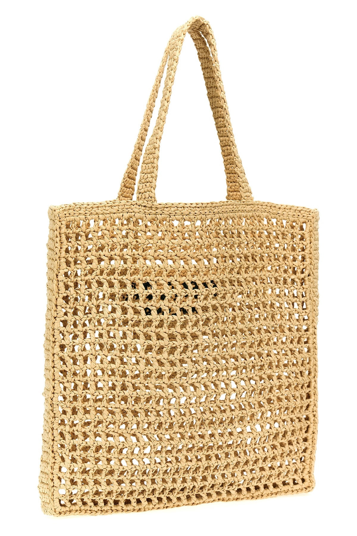 Logo woven fabric shopping bag - 3