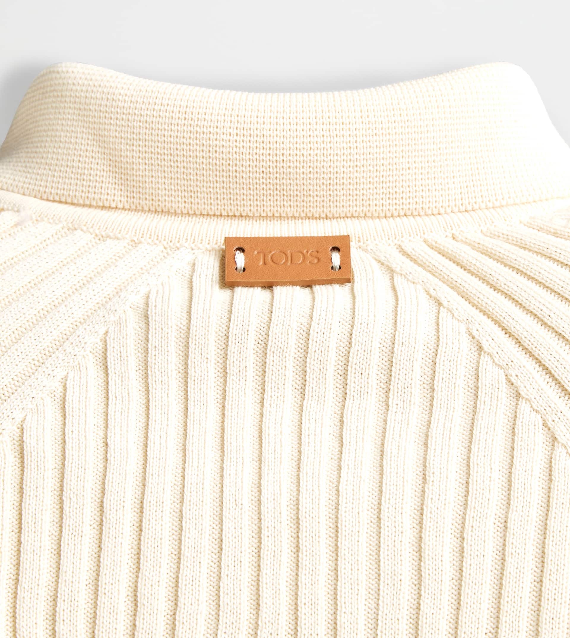 POLO SHIRT IN KNIT - WHITE - 9