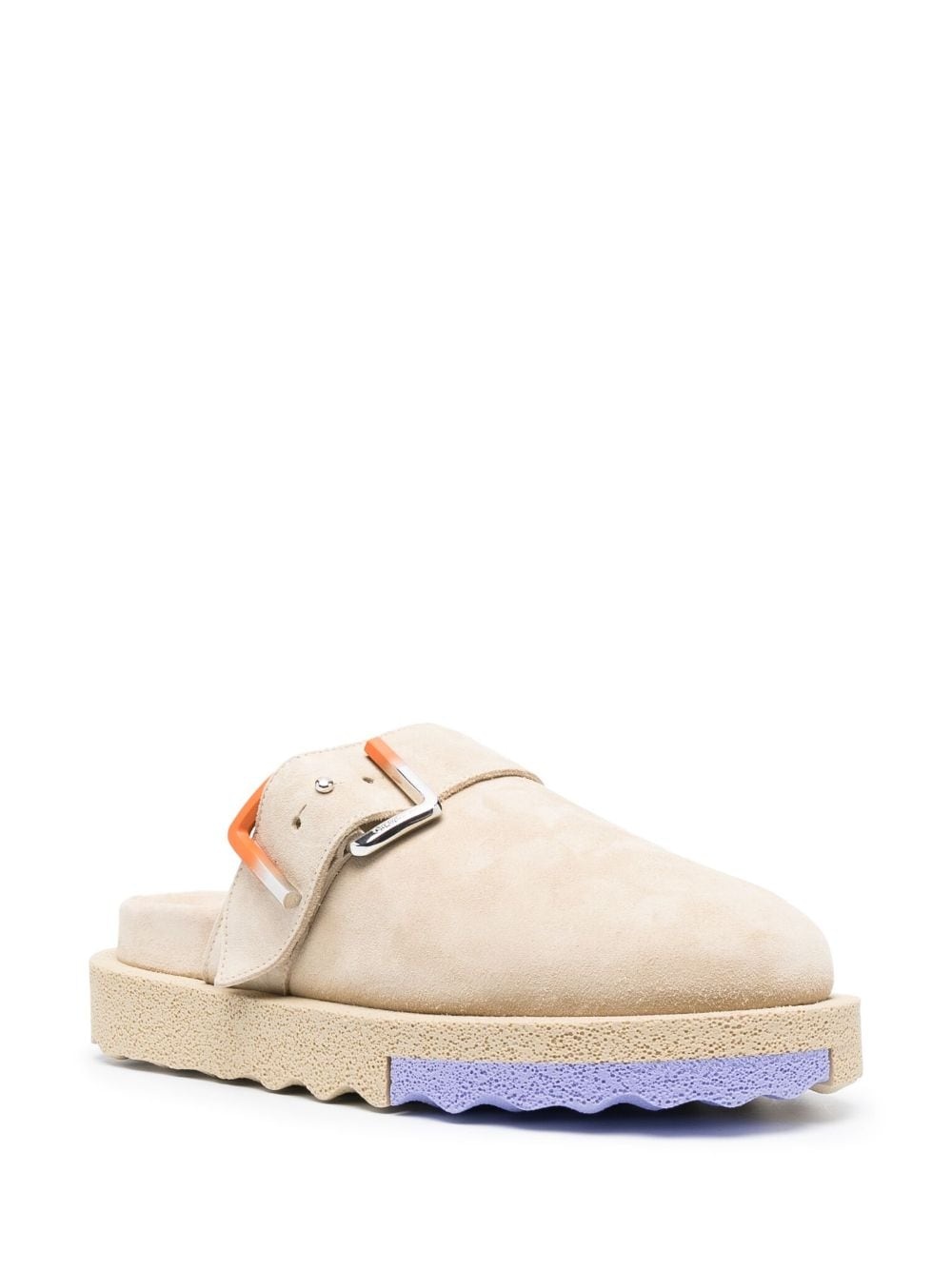 Spongesole suede clogs - 2