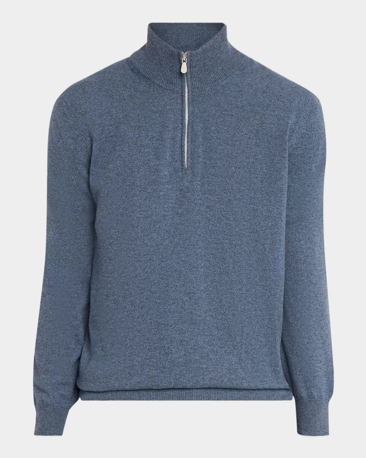 Men's Cashmere Quarter-Zip Sweater - 1
