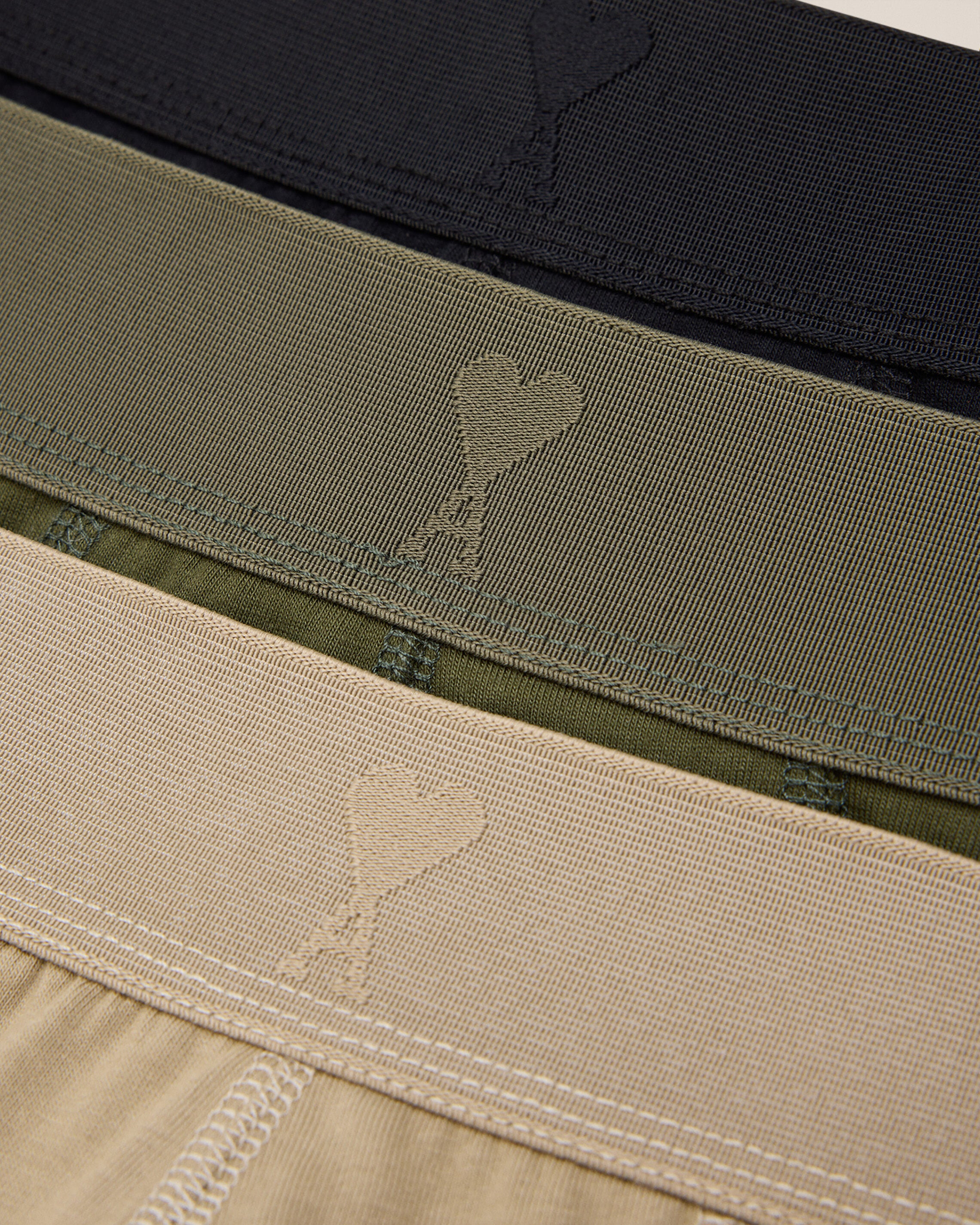 GREY COTTON JERSEY THREE PACK BOXERS - 2