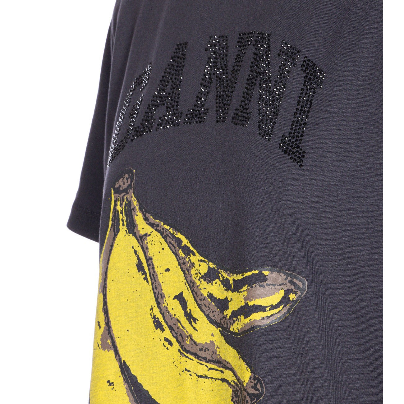 Ganni Women Black Banana Print T-Shirt - 3