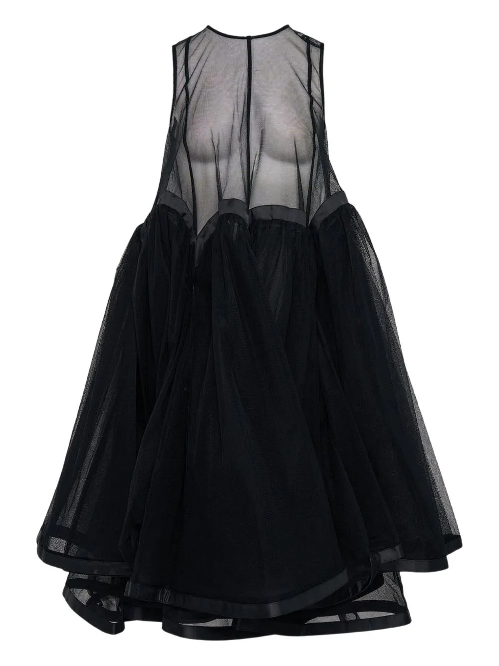 tulle layered dress - 1