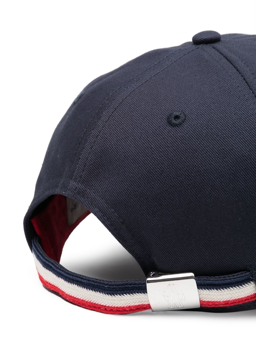 logo-patch cotton baseball cap - 2