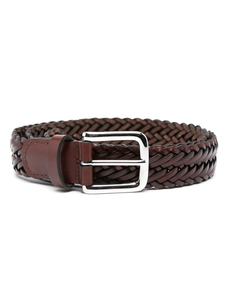 woven leather belt 1