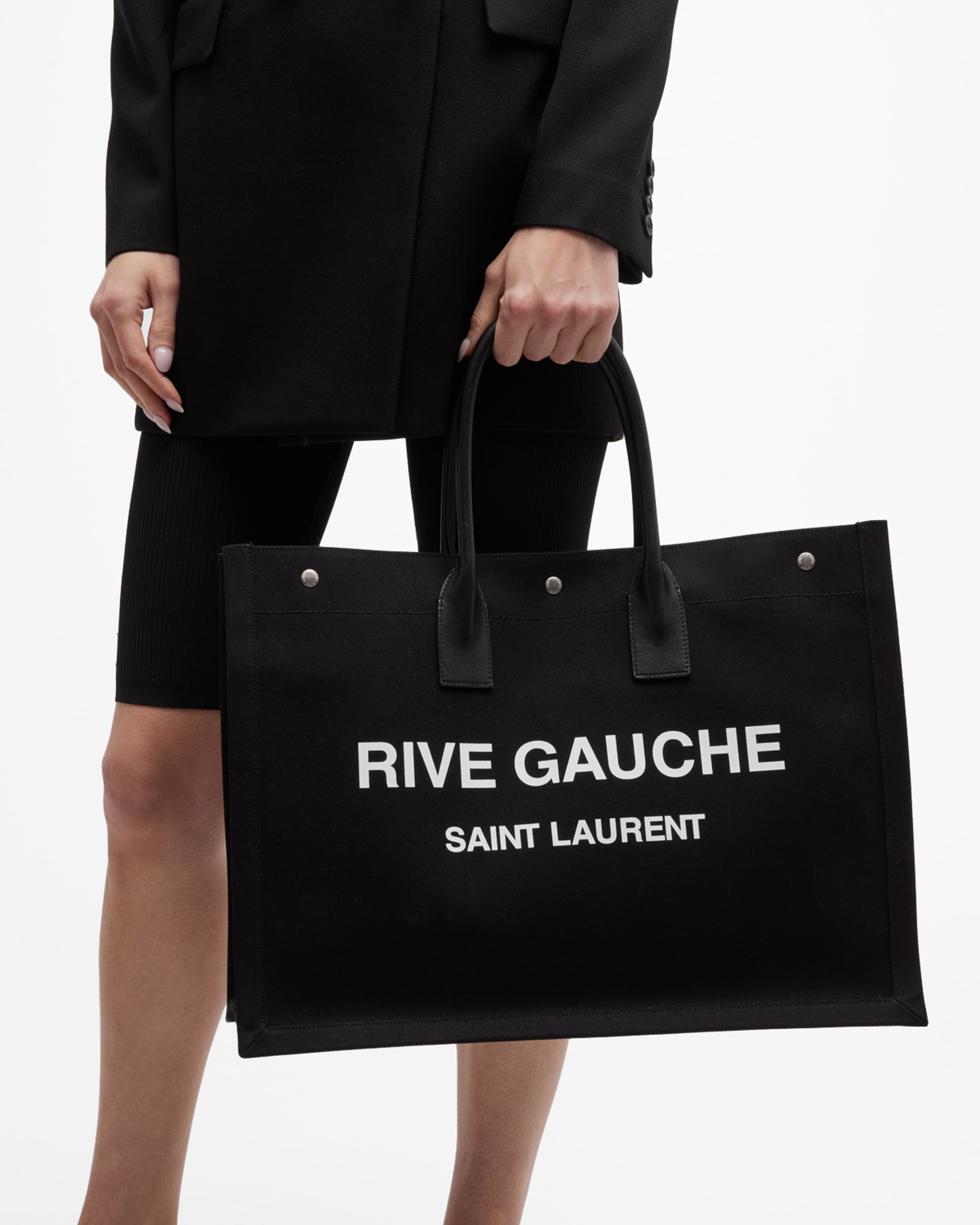 Rive Gauche Canvas Tote Bag - 2