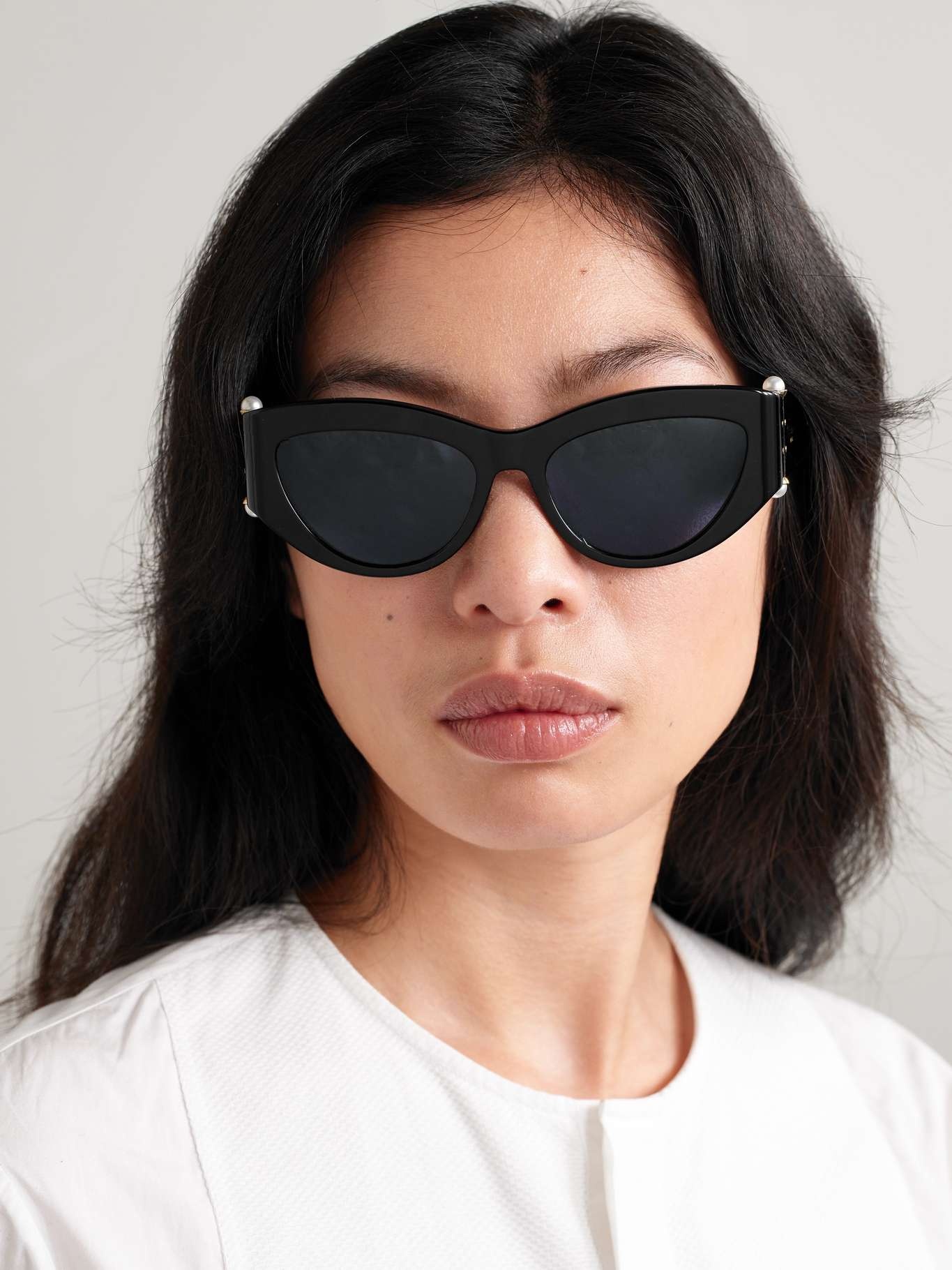 DiorTribales B1l oversized D-frame embellished acetate sunglasses Black - 2