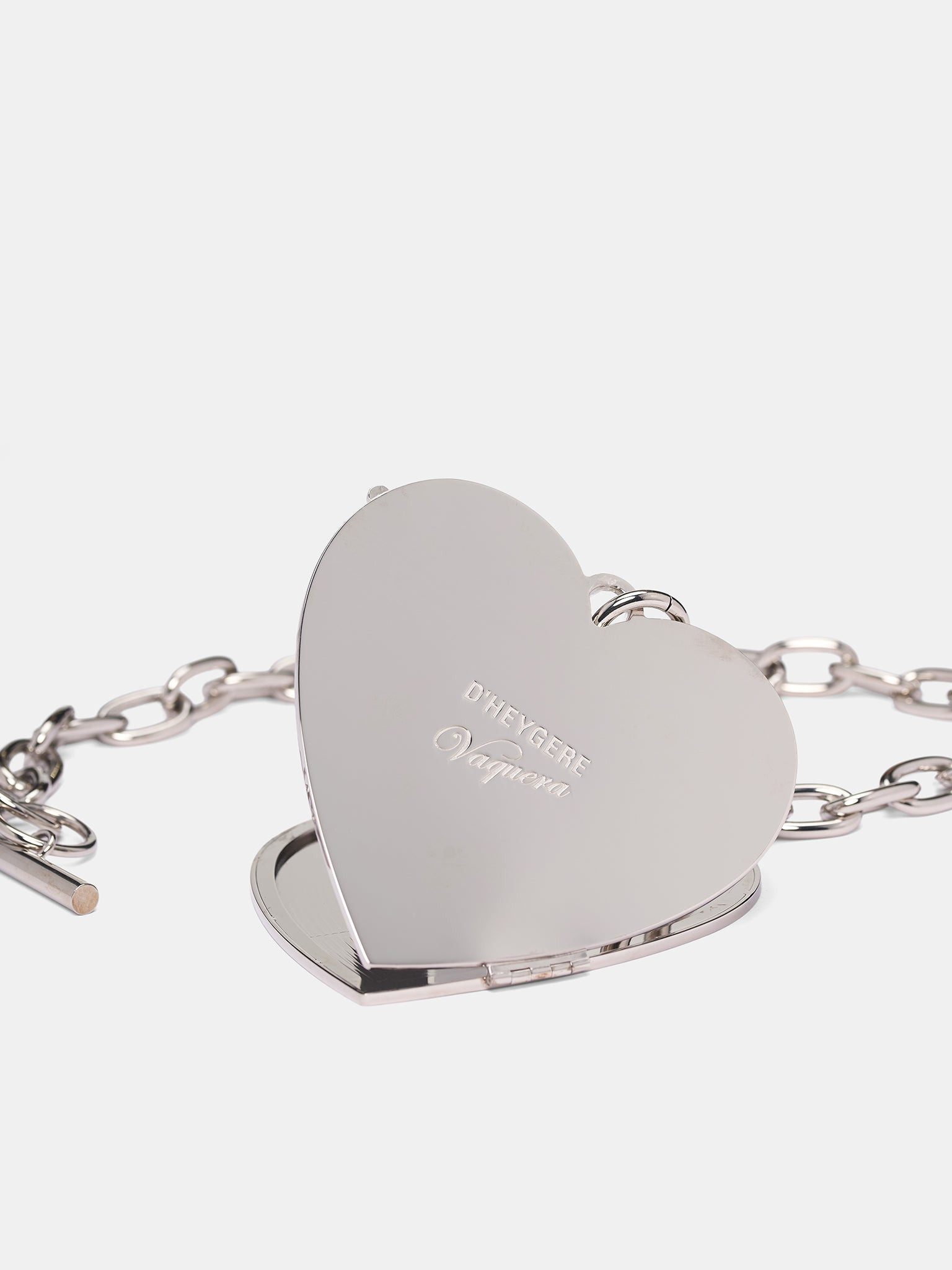 D'Heygere Oversized Heart Locket Necklace - 3